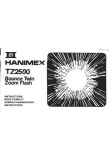 Hanimex TZ 2500 Twin manual. Camera Instructions.